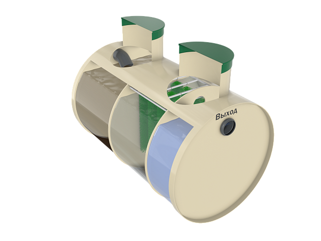 Энергонезависимый септик для дачи Старт 2.5