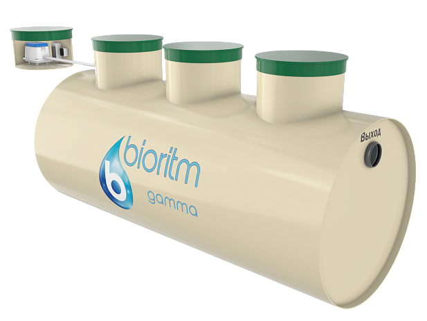 Биологический септик Гамма 0.8, для высокого УГВ