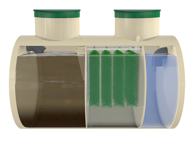Энергонезависимый септик для дачи Старт 2.5