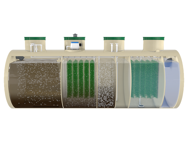 Биологический септик Гамма 2 для высокого УГВ