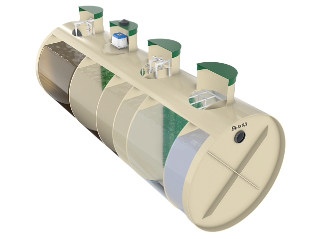 Биологический септик Гамма 2 для высокого УГВ